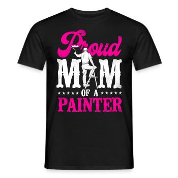 House Painter Decorator Mom Proud - Männer T-Shirt - Schwarz - Vorne - AI Model Male 178 light (178cm)
