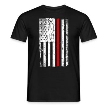 House Painter Decorator American - Männer T-Shirt - Schwarz - Vorne - AI Model Male 178 light (178cm)