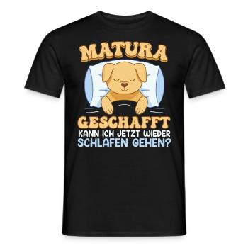 Je peux retourner me coucher - T-shirt homme - noir - Devant - AI Model Male 178 light (178cm)