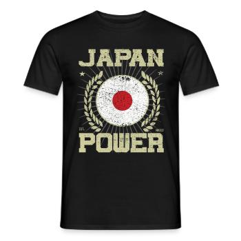 Cooles Japan Design - Männer T-Shirt - Schwarz - Vorne - AI Model Male 178 light (178cm)