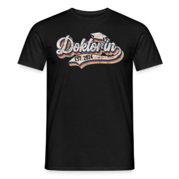 Doktorin 2024 Doktorabschluss Bestanden Party - Männer T-Shirt - Schwarz - Vorne - AI Model Male 178 light (178cm)
