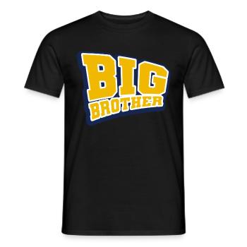 Frère - T-shirt homme - noir - Devant - AI Model Male 178 light (178cm)