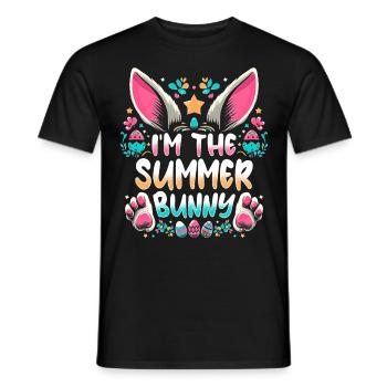 I'm The Summer Bunny - Männer T-Shirt - Schwarz - Vorne - AI Model Male 178 light (178cm)
