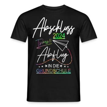 Kita Abschluss 2024 - Männer T-Shirt - Schwarz - Vorne - AI Model Male 178 light (178cm)