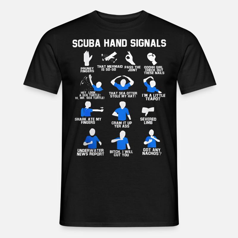23F 0328 bk - Männer T-Shirt - Schwarz