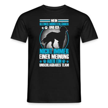 My Little Münsterlander est imbattable - T-shirt homme - noir - Devant - AI Model Male 178 light (178cm)
