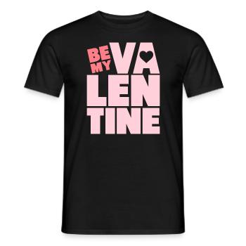 Valentines - Männer T-Shirt - Schwarz - Vorne - AI Model Male 178 light (178cm)
