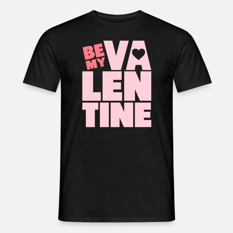 Valentines - Männer T-Shirt - Schwarz