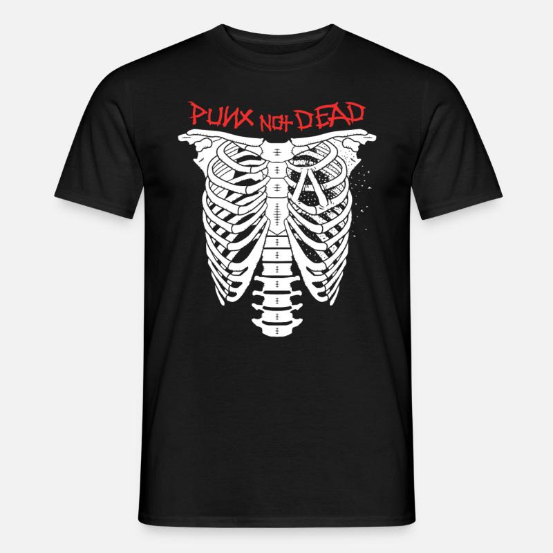 Punx not dead - Männer T-Shirt - Schwarz