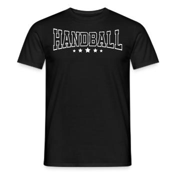 Handball - T-shirt homme - noir - Devant - AI Model Male 178 light (178cm)