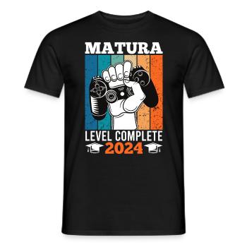 Matura 2024 Niveau Complet Maturanten Lustiges - T-shirt homme - noir - Devant - AI Model Male 178 light (178cm)