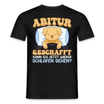 Je peux retourner me coucher Abi - T-shirt homme - noir - Devant - AI Model Male 178 light (178cm)