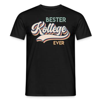 Arbeitskollegen Bester Kollege Ever Coworker - Männer T-Shirt - Schwarz - Vorne - AI Model Male 178 light (178cm)