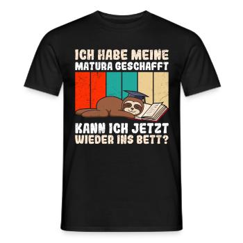 Les maturants ont passé ma maturité drôles de choses - T-shirt homme - noir - Devant - AI Model Male 178 light (178cm)
