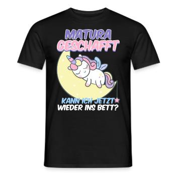 Je peux retourner me coucher - T-shirt homme - noir - Devant - AI Model Male 178 light (178cm)