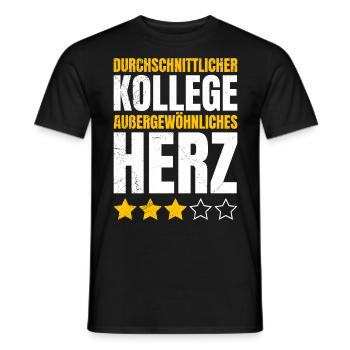 Office Average Colleague Extraordinary - Men's T-Shirt - black - Front - AI Model Male 178 light (178cm)