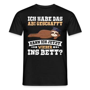 High School Graduates Have Graduated from High School Funny - Men's T-Shirt - black - Front - AI Model Male 178 light (178cm)