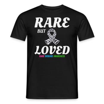 Loved Rare Disease Spread Awareness - T-shirt homme - noir - Devant - AI Model Male 178 light (178cm)