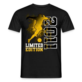 2011 Année de naissance Anniversaire Football - T-shirt homme - noir - Devant - AI Model Male 178 light (178cm)