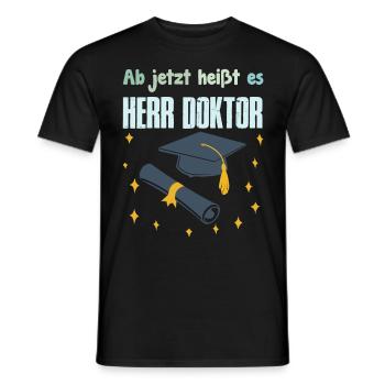 Désormais, il s’appelle M. Docteur - T-shirt homme - noir - Devant - AI Model Male 178 light (178cm)
