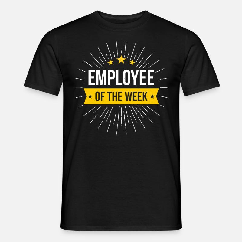 Mitarbeiter der Woche - Männer T-Shirt - Schwarz