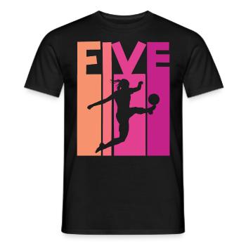 Footballeur Football 5ème Anniversaire - T-shirt homme - noir - Devant - AI Model Male 178 light (178cm)