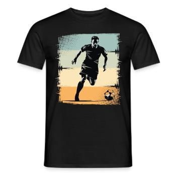 Football Joueurs de football - T-shirt homme - noir - Devant - AI Model Male 178 light (178cm)