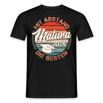 De loin la MEILLEURE Matura - T-shirt homme - noir - Devant - AI Model Male 178 light (178cm)