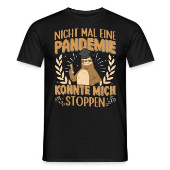 La pandémie de maîtrise n’a pas pu m’arrêter - T-shirt homme - noir - Devant - AI Model Male 178 light (178cm)