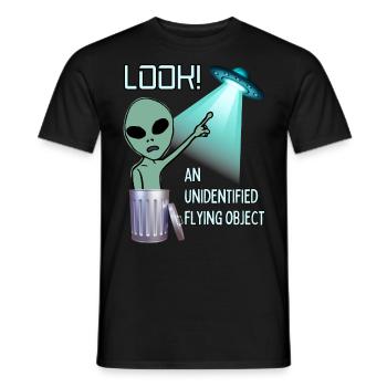Regarder UFO - T-shirt homme - noir - Devant - AI Model Male 178 light (178cm)