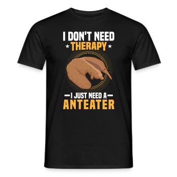 fourmilier : juste besoin de fourmiliers - T-shirt homme - noir - Devant - AI Model Male 178 light (178cm)