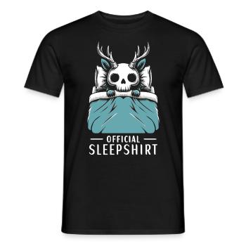Official Sleepshirt Wendigo - Men's T-Shirt - black - Front - AI Model Male 178 light (178cm)