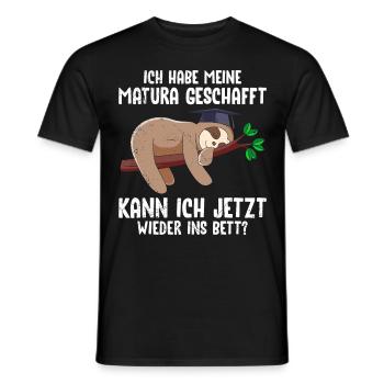 Les maturants ont passé ma maturité drôles de choses - T-shirt homme - noir - Devant - AI Model Male 178 light (178cm)