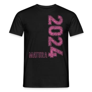 Cérémonie de remise des diplômes Matura 2024 - T-shirt homme - noir - Devant - AI Model Male 178 light (178cm)