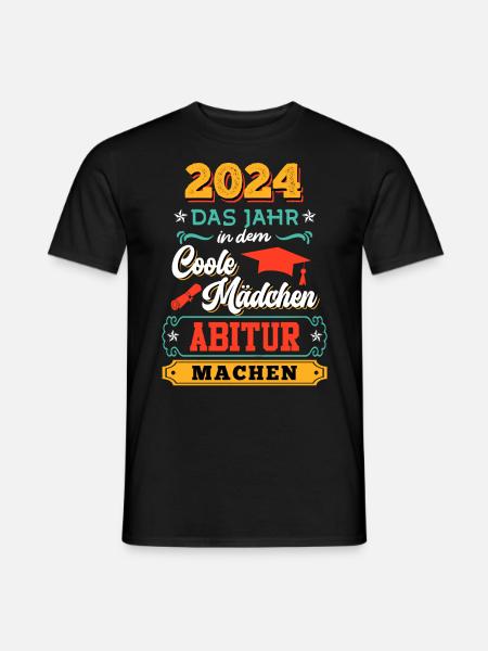 2024 Årets seje piger dimitterer fra gymnasiet - Mænd T-shirt - sort