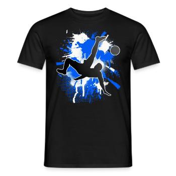 Soccer Soccer Players - Men's T-Shirt - black - Front - AI Model Male 178 light (178cm)