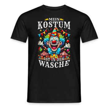 My costume is in the wash - Men's T-Shirt - black - Front - AI Model Male 178 light (178cm)