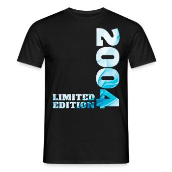 Limited Edition 2004 - Men's T-Shirt - black - Front - AI Model Male 178 light (178cm)