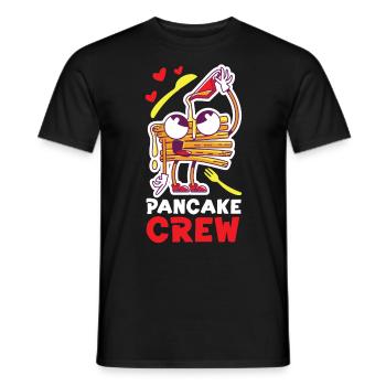 Pancake Lover Kids Pancake Crew - Männer T-Shirt - Schwarz - Vorne - AI Model Male 178 light (178cm)