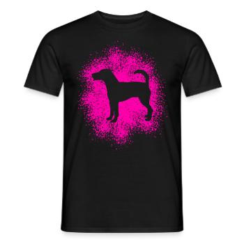 Parson Russell Terrier – Pour les vrais amoureux des chiens - T-shirt homme - noir - Devant - AI Model Male 178 light (178cm)