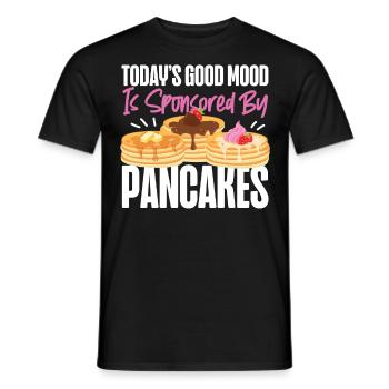 Pancake Lover Kids Today's Good - Männer T-Shirt - Schwarz - Vorne - AI Model Male 178 light (178cm)