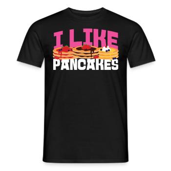 Amoureux des crêpes Les enfants J’aime les crêpes - T-shirt homme - noir - Devant - AI Model Male 178 light (178cm)