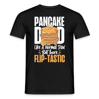 Amateur de crêpes Enfants Papa Crêpe Papa - T-shirt homme - noir - Devant - AI Model Male 178 light (178cm)
