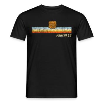 Pancake Lover Kids Pancakes - Men's T-Shirt - black - Front - AI Model Male 178 light (178cm)