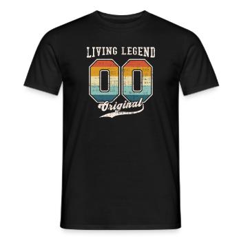 2000 anniversaire légende vivante Original II - T-shirt homme - noir - Devant - AI Model Male 178 light (178cm)