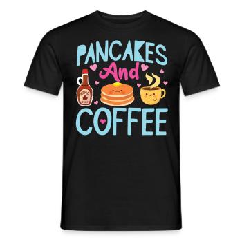 Pancake Lover Kids Pancakes And - Men's T-Shirt - black - Front - AI Model Male 178 light (178cm)