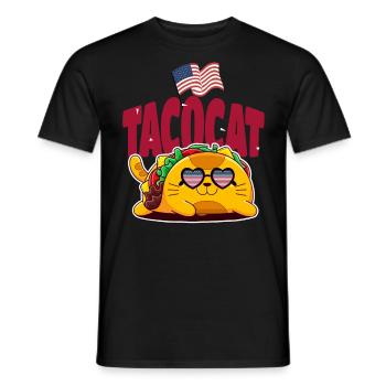 Taco - Männer T-Shirt - Schwarz - Vorne - AI Model Male 178 light (178cm)