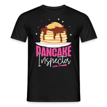 Pancake Lover Kids Pancake - Men's T-Shirt - black - Front - AI Model Male 178 light (178cm)