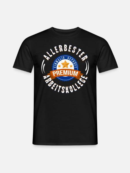 Abschiedsparty Allerbester Arbeitskollege - Männer T-Shirt - Schwarz