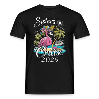 Sisters Cruise 2025 - Men's T-Shirt - black - Front - AI Model Male 178 light (178cm)
